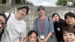 ボランティア活動後のりょーすけ